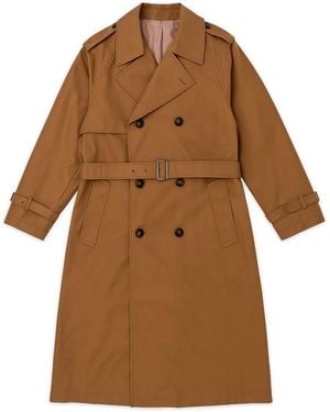 Éclectique Camel Trench Coat – Manny - Brown