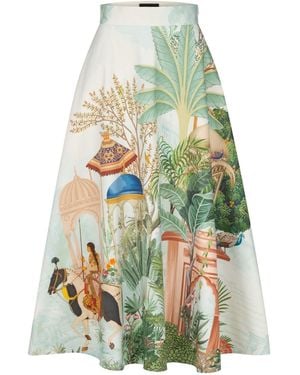 Marianna Déri Orient Maxi Skirt - Green