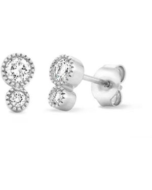 Dinny Hall Lab-Grown Diamond Duo Stud Earrings - White