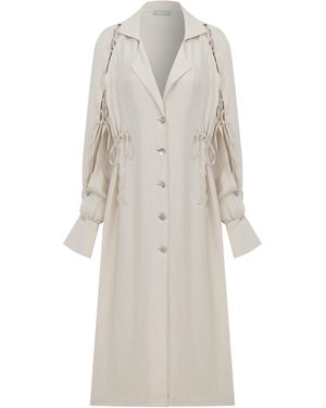 Cansu Xi Sunset Maxi Dress - White