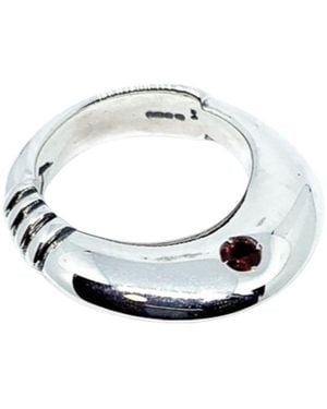 Tg-Jewellery by Tamara Gervasio Fountain Ring Ruby - White