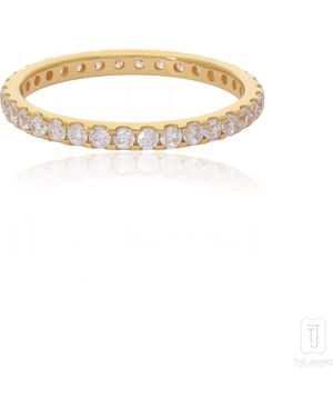 The Jewelz Stellar Line Grand Eternity Ring - White