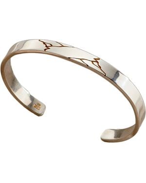 Posh Totty Designs Kintsugi Cuff Bangle - Metallic