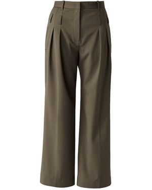 Ats the Label Neutrals Alora Double Belted Trousers - Grey