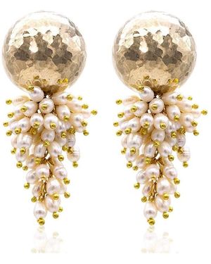 Bayemeyc Pieno Pearl Earrings - White