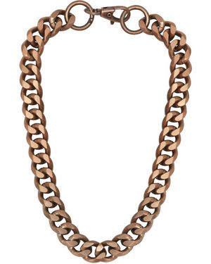 Sylvia Piechulla Chunky Aluminium Chain Necklace - Metallic