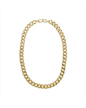 Onia Bold Cuban Link Choker - Metallic