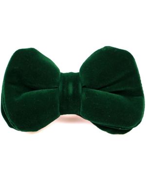 DAVID WEJ Velvet Pretied Bow Tie – - Green