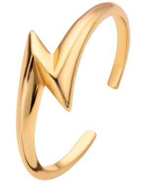 Scream Pretty Lightning Bolt Open Ring - Metallic