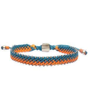 Harbour UK Bracelets Bronze Beads & Aqua With Rope Bracelet For - Blue