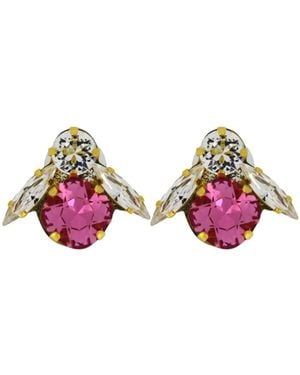 Vickisarge The Big Bee Earrings - Black
