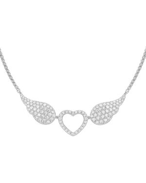 Maison De Gala Angel Heart Necklace - Metallic