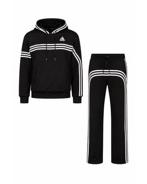 Chic Urban Urban Velocity Stripe Tracksuit - Black
