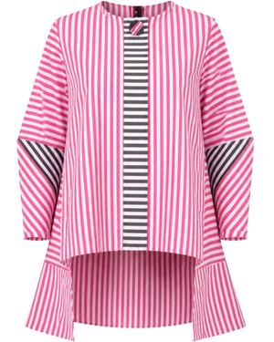 Xclamations UK Susu Stripe Tunic - Pink