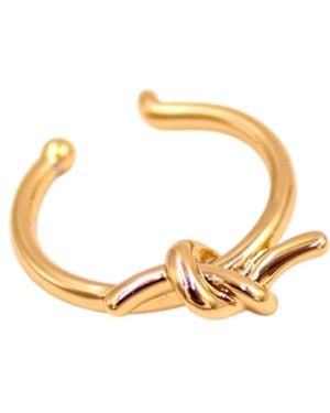 1610Istanbul Node Boho Earcuff Earrings - Metallic