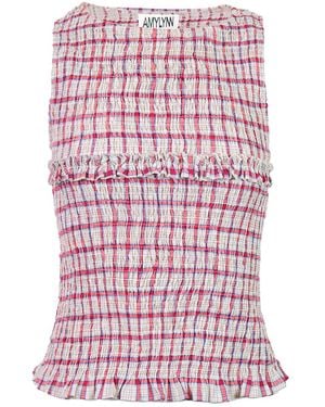 Amy Lynn Mona Smocked Top - Brown