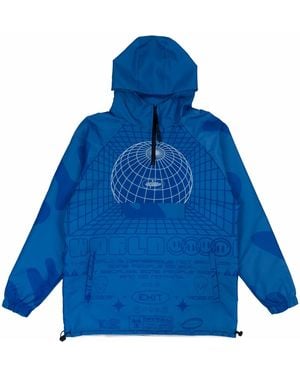 mysimplicated Water Repellent Windbreaker - Blue