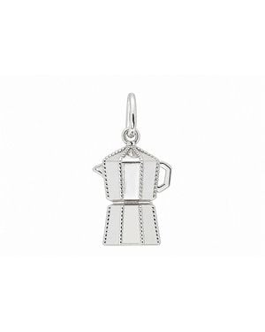 Belinda Jewelz Cafetera Coffee Maker Charm - White