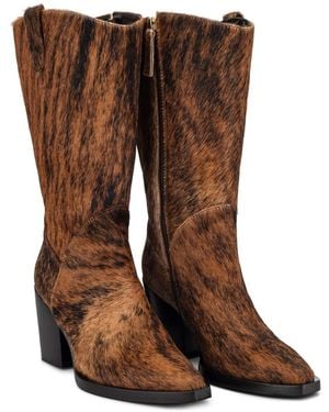 New Amendment Olsson Mid Shaft Wide Calf Boot - Brown