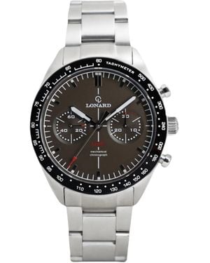 Lonard Watches Lap One Coffee Limited Edition Column Wheel Chronograph Manual Winding - Black