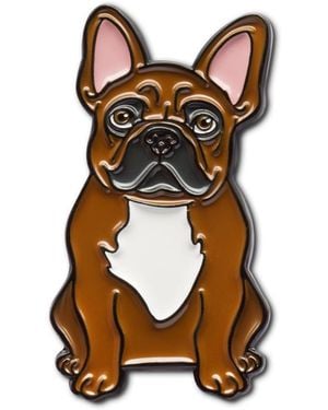 Make Heads Turn Enamel Pin French Bulldog - Metallic