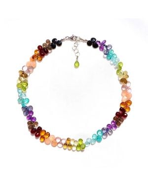 Mineralgems•Studio Choker With Gemstone Drops - Multicolour