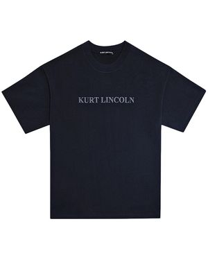 Kurt Lincoln Oversize Cotton Tee - Blue