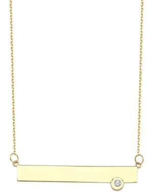 Dime Tribe Plate Necklace - Metallic