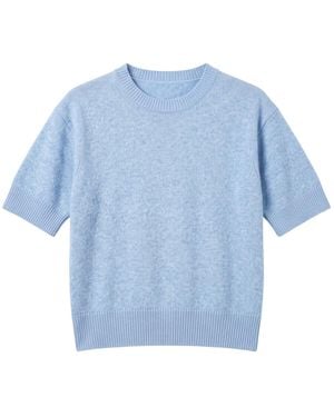 Brodie Cashmere Vicky Cashmere Tee - Blue