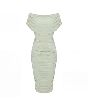 Atom Label Oxygen Dress - Green