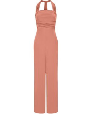 Celestine & Mae Neutrals Kahili Jumpsuit - Pink