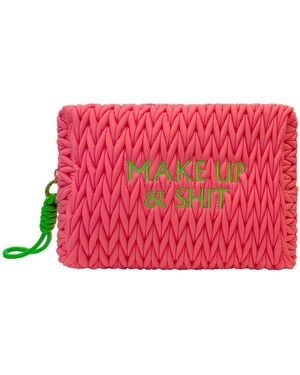 Lilly Loves Make Up & Shit Cosmetic Bag - Red