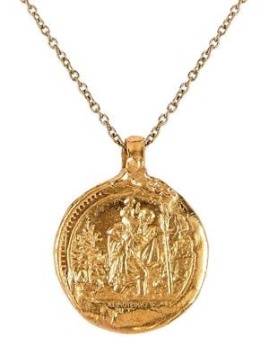 De Roms The Guardian's St Christopher Necklace - Metallic