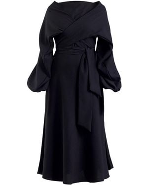 Meem Label Crawford Midi Dress - Blue