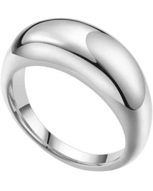 Mickey's Girl Slim Dome Waterproof Ring - Metallic