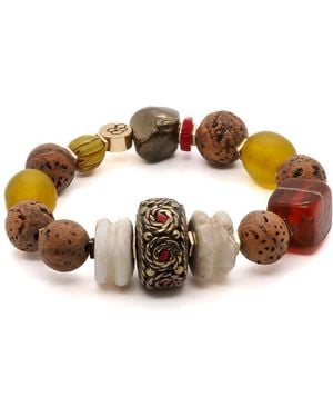 Ebru Jewelry Vintage Style Bohemian Bracelet - Brown