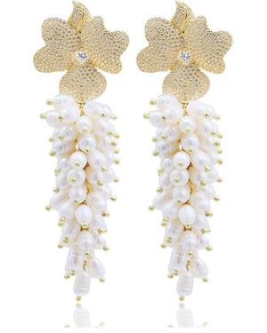Bayemeyc Braisle Pearl Earrings - White