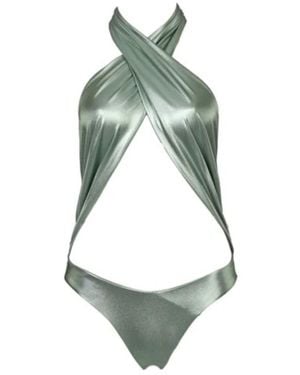 Room 24 Carol One Piece Military Metallic - Green