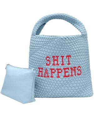Lilly Loves Shit Happens Bucket Bag - Blue