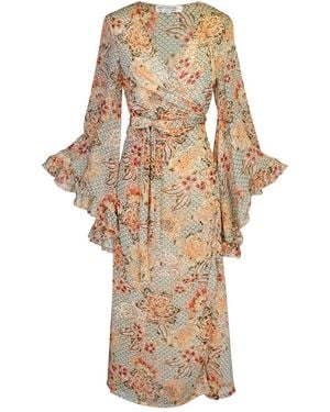 Jennafer Grace Boogie Muse Wrap Dress - Natural