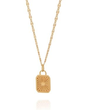 Nellou Jewellery Golden Dawn Necklace Plated Sterling - Metallic