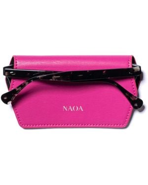 Naoa Slim Glasses Case Fuchsia - Pink