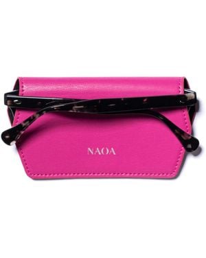 Naoa Slim Glasses Case Fuchsia - Pink