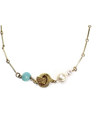 Rachel Nathan The Tide Has Turned Necklace - Metallic