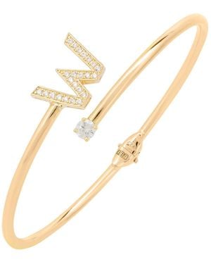 LÁTELITA London Initial Bangle W - Metallic