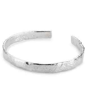 Lulu and Boo Jewellery Luna Chunky Solid Sterling Cuff - White