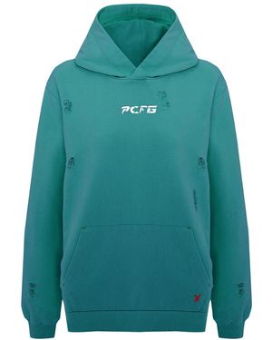 Pcfg Destroyed Hoodie - Green