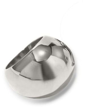 VIEA Ophelia Dome Chunky Ring - White