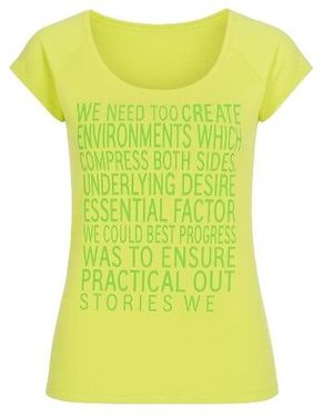 Conquista Cap Sleeve Print Top - Yellow