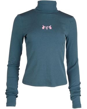 Natalia Petruch Daphne Turtle Neck Jumper - Blue